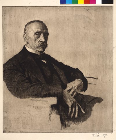 Ludwig Lobmeyr door Ferdinand Schmutzer