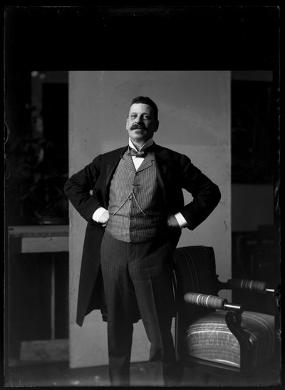 Afbeelding van Charles Wittgenstein (1847-1913) door Ferdinand Schmutzer