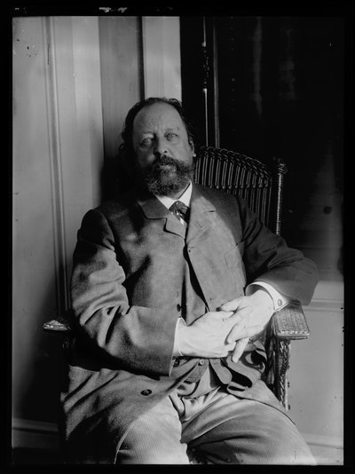 Afbeelding van Paul Heyse (1830-1914) door Ferdinand Schmutzer