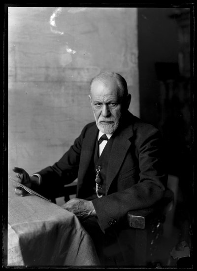 Afbeelding van Sigmund Freud (1856-1939) door Ferdinand Schmutzer