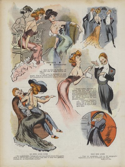 Illustratie voor Le Rire door Ferdinand Sigismund Bac