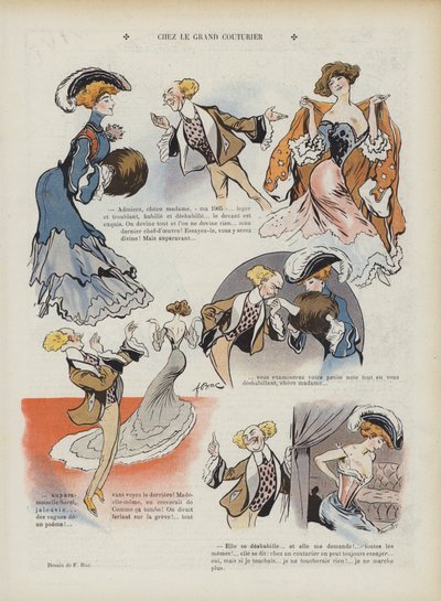Illustratie voor Le Rire door Ferdinand Sigismund Bac