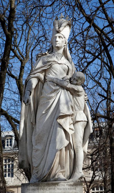 Standbeeld van Margaretha van Anjou door Ferdinand Taulet