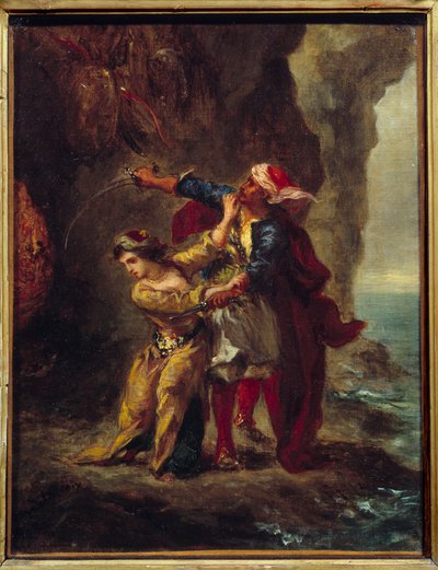 De bruid van Abydos. Illustratie van het boek 