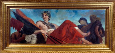 Allegorie van de Oorlog door Ferdinand Victor Eugene Delacroix