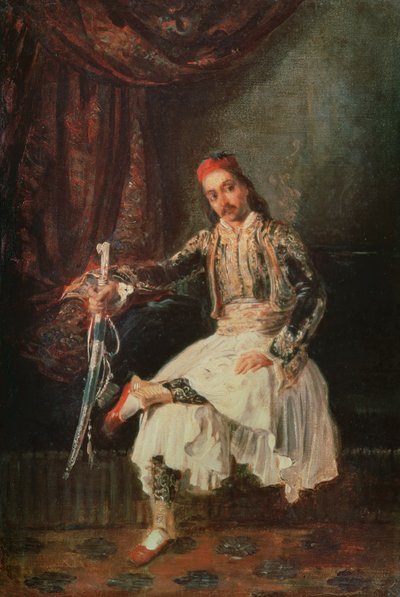 Graaf Patiano door Ferdinand Victor Eugene Delacroix