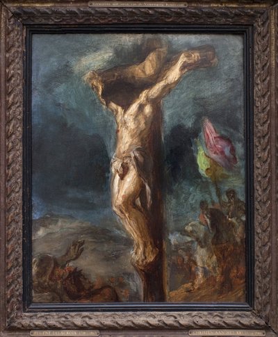 Kruisiging door Ferdinand Victor Eugene Delacroix