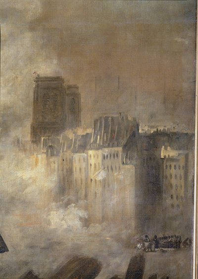 28 juli 1830; Vrijheid leidt het volk ... door Ferdinand Victor Eugene Delacroix