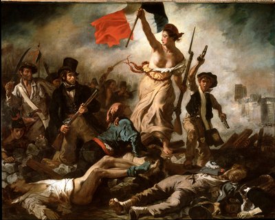 Vrijheid leidt het volk door Ferdinand Victor Eugene Delacroix