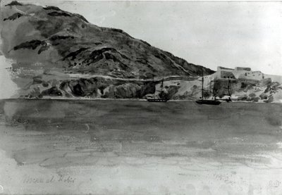 Mers El-Kebir, Algerije door Ferdinand Victor Eugene Delacroix