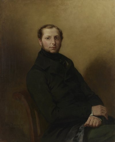 Portret van Graaf Charles de Mornay door Ferdinand Victor Eugene Delacroix