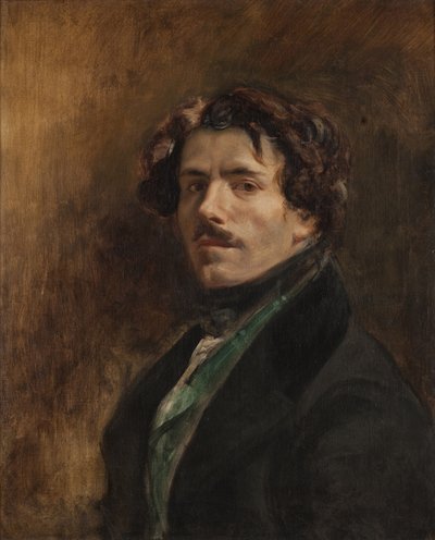 Zelfportret door Ferdinand Victor Eugene Delacroix