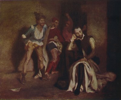 Tasso in de Gevangenis, 1839, 1937 door Ferdinand Victor Eugene Delacroix