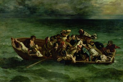 Het Schipbreuk van Don Juan door Ferdinand Victor Eugene Delacroix