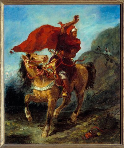 Het signaal door Ferdinand Victor Eugene Delacroix