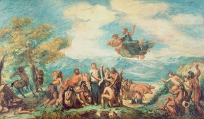Onbekend schilderij door Ferdinand Victor Eugene Delacroix
