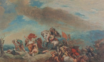 Onbekend Beeld door Ferdinand Victor Eugene Delacroix