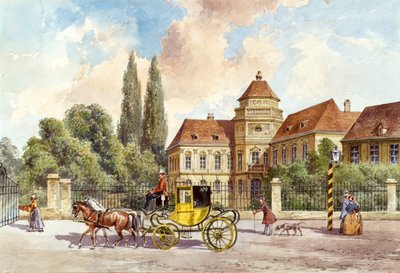 In het Althan-Paleis Puthon in Wenen door Ferdinand Weckbrodt
