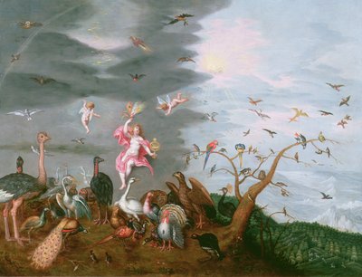 Een allegorie van lucht door Ferdinand van Kessel