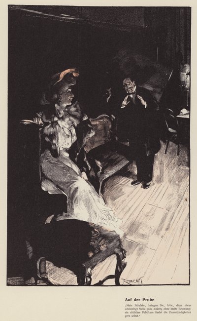 Een test door Ferdinand von Reznicek