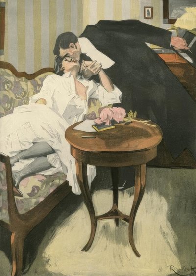 Afscheid van de geliefde / Vaarwel, schat, tot ziens door Ferdinand von Reznicek