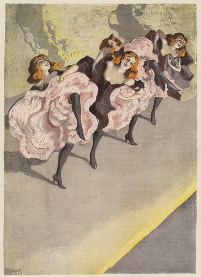 Cancan door Ferdinand von Reznicek