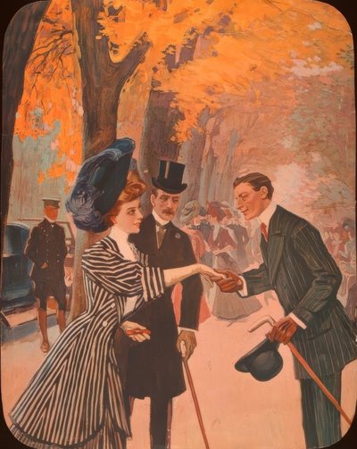 De Begroeting door Ferdinand von Reznicek