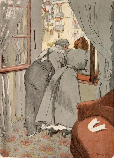 Een trouwe ziel. / Zeg, schat, heb je misschien een... door Ferdinand von Reznicek