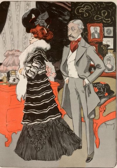 Moderne huwelijken door Ferdinand von Reznicek