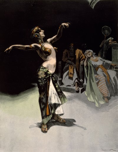 Salome Grafiek 1906 door Ferdinand von Reznicek