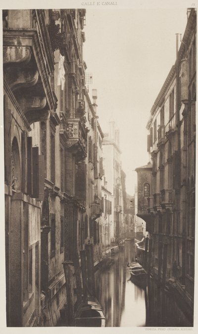 Albrizzi Kanaal door Ferdinando Ongania