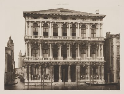 Rezzonico Paleis door Ferdinando Ongania