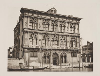 Vendramin Paleis door Ferdinando Ongania