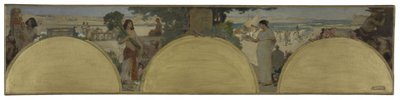 Schets voor het Hôtel de Ville de Paris: Histoire de l