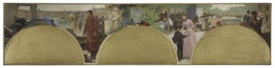 Schets voor het Hôtel de Ville de Paris: Histoire de l
