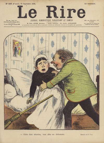 Illustratie voor Le Rire door Fernand Fau