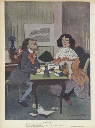 Illustratie voor Le Rire door Fernand Fau