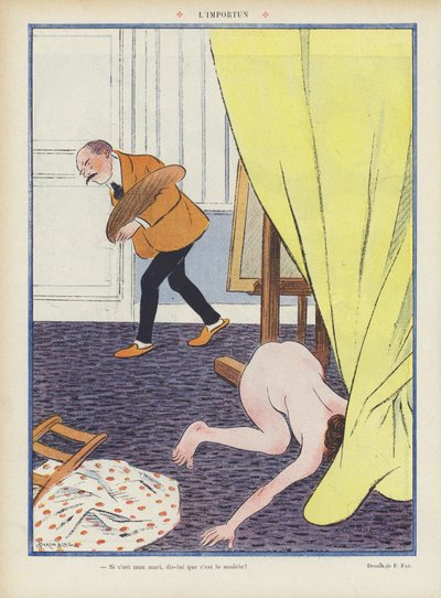 Illustratie voor Le Rire door Fernand Fau