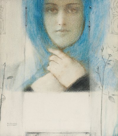 Clematis, ca. 1914 door Fernand Khnopff