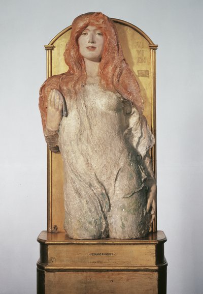 Halffiguur van een nimf (