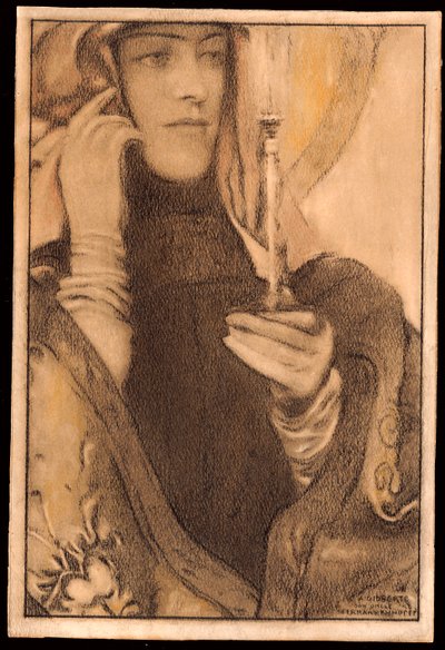 Wierook, 1917 door Fernand Khnopff