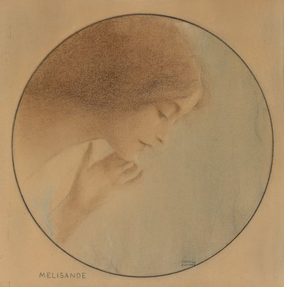 Mélisande door Fernand Khnopff