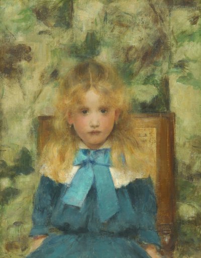 Portret van Juffrouw Van der Hecht door Fernand Khnopff