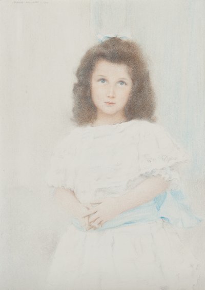 Portret van Renée Lambert de Rothschild, dochter van de oprichter van de Lambert bank, 1907 door Fernand Khnopff