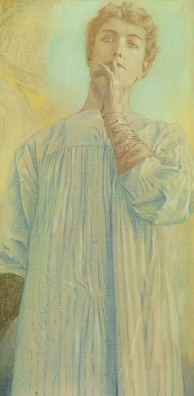 Stilte, 1890 door Fernand Khnopff