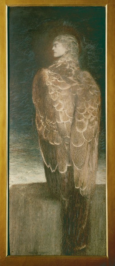 Slapende Medusa door Fernand Khnopff