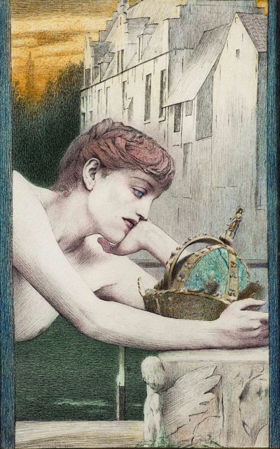 Een dode stad. Met Georges Rodenbach door Fernand Khnopff