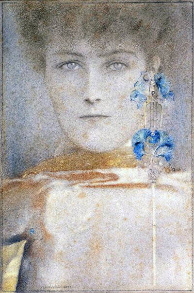 Wit masker door Fernand Khnopff