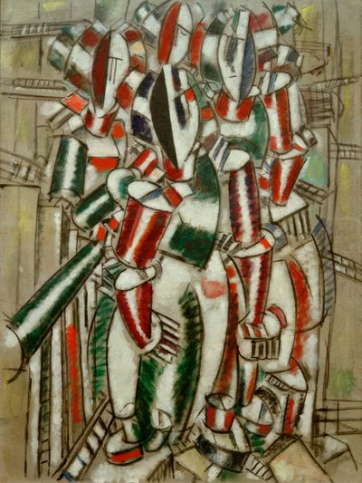 Het balkon door Fernand Leger