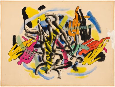 De duikers door Fernand Leger